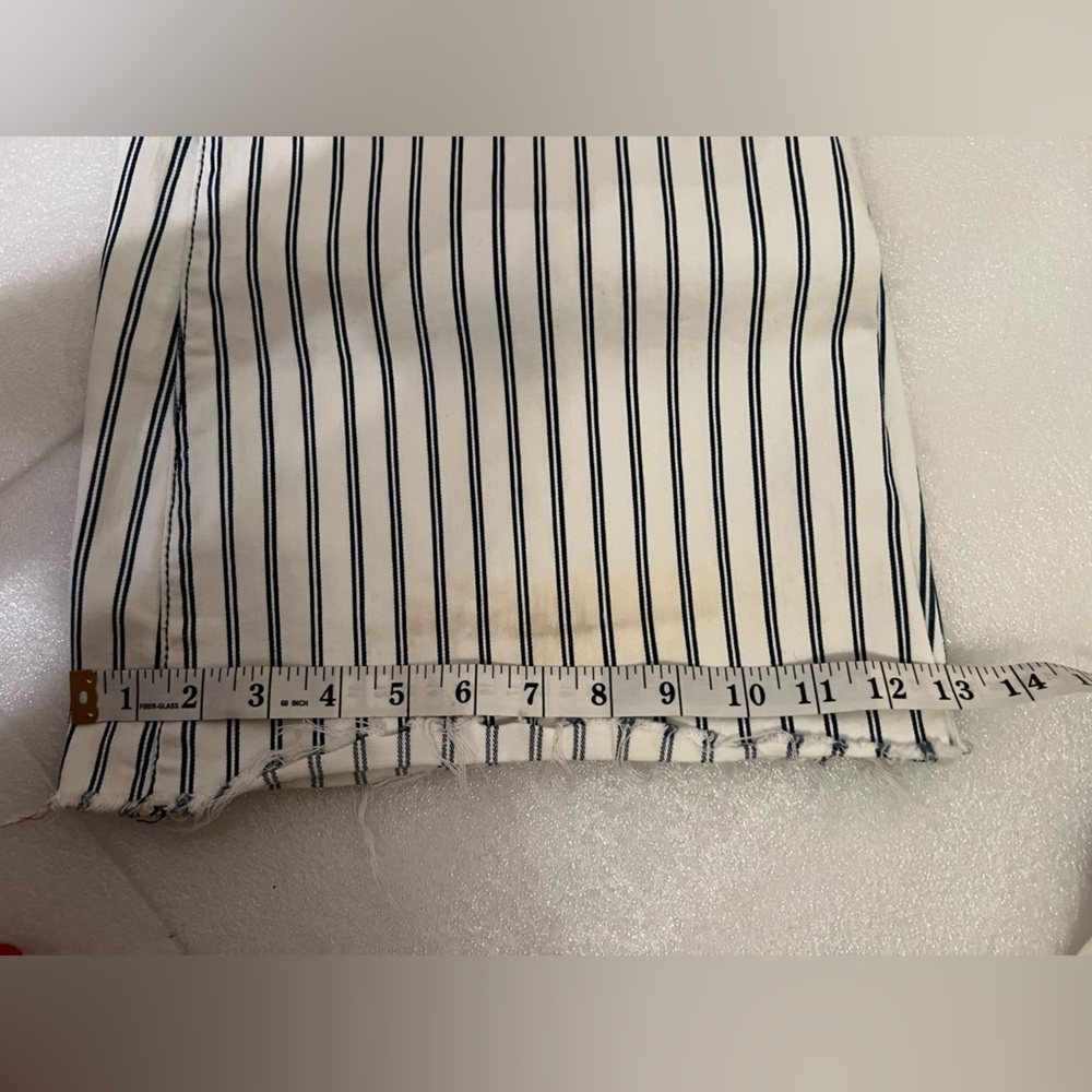 Judy Blue White Vertical-Striped Flare Jeans - Picture 5 of 14